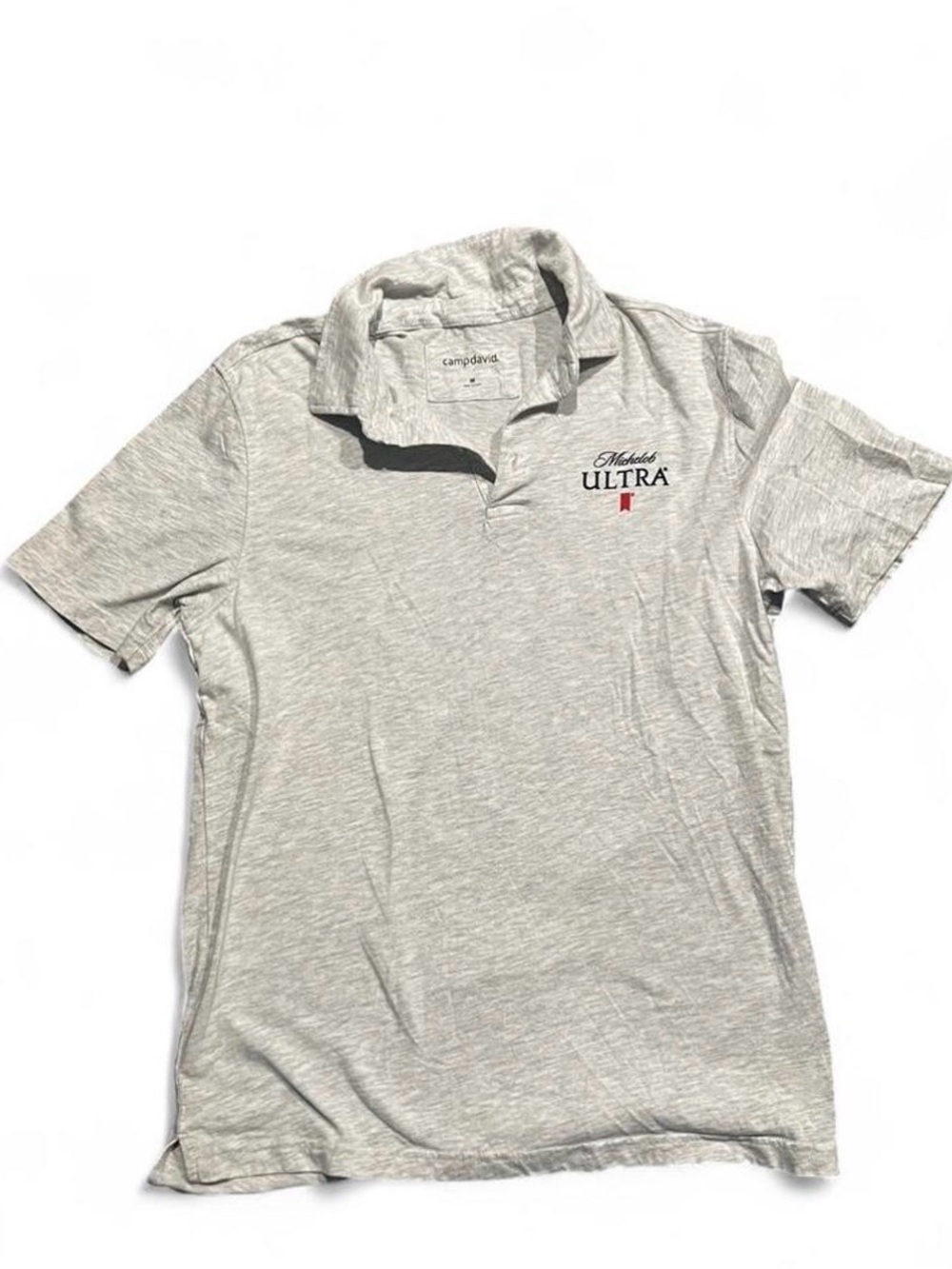 Michelob Ultra Men's Heather Gray Polo